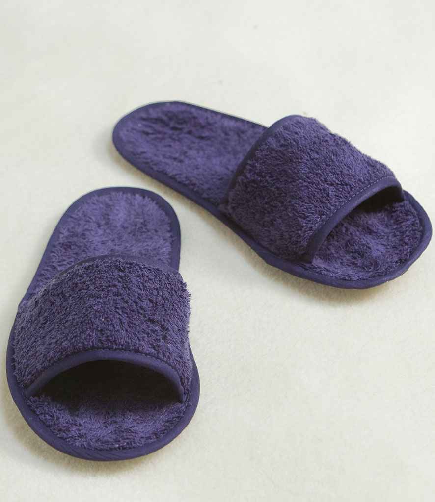 Towel City Classic Terry Slippers in by Towel City — Custom branded clothing by Print Press, featuring premium embroidery produced in our specialist print lab in the UK.