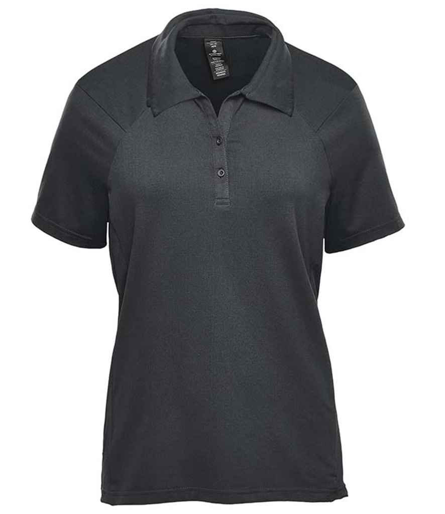 Stormtech Ladies Camino Performance Polo Shirt in Graphite Grey by Stormtech — Custom branded clothing by Print Press, featuring premium embroidery produced in our specialist print lab in the UK.