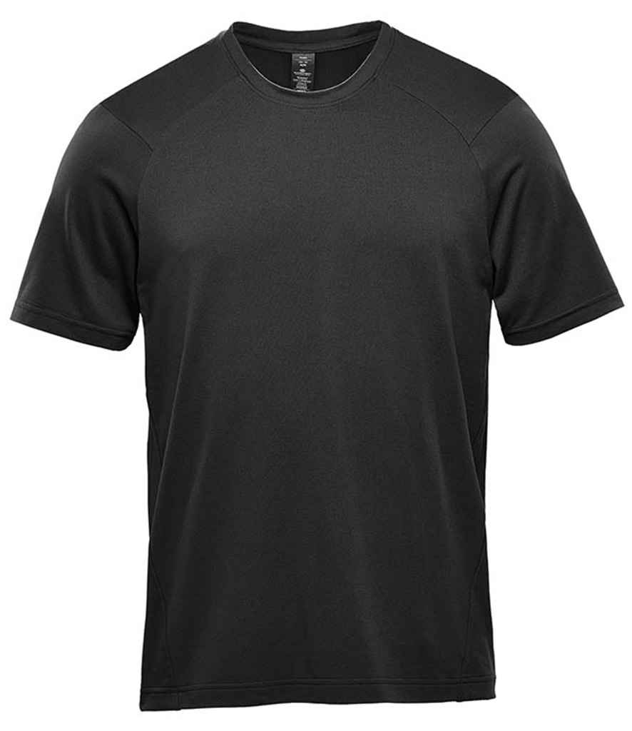 Stormtech Tundra Performance T-Shirt in Black by Stormtech — Custom branded clothing by Print Press, featuring premium embroidery produced in our specialist print lab in the UK.