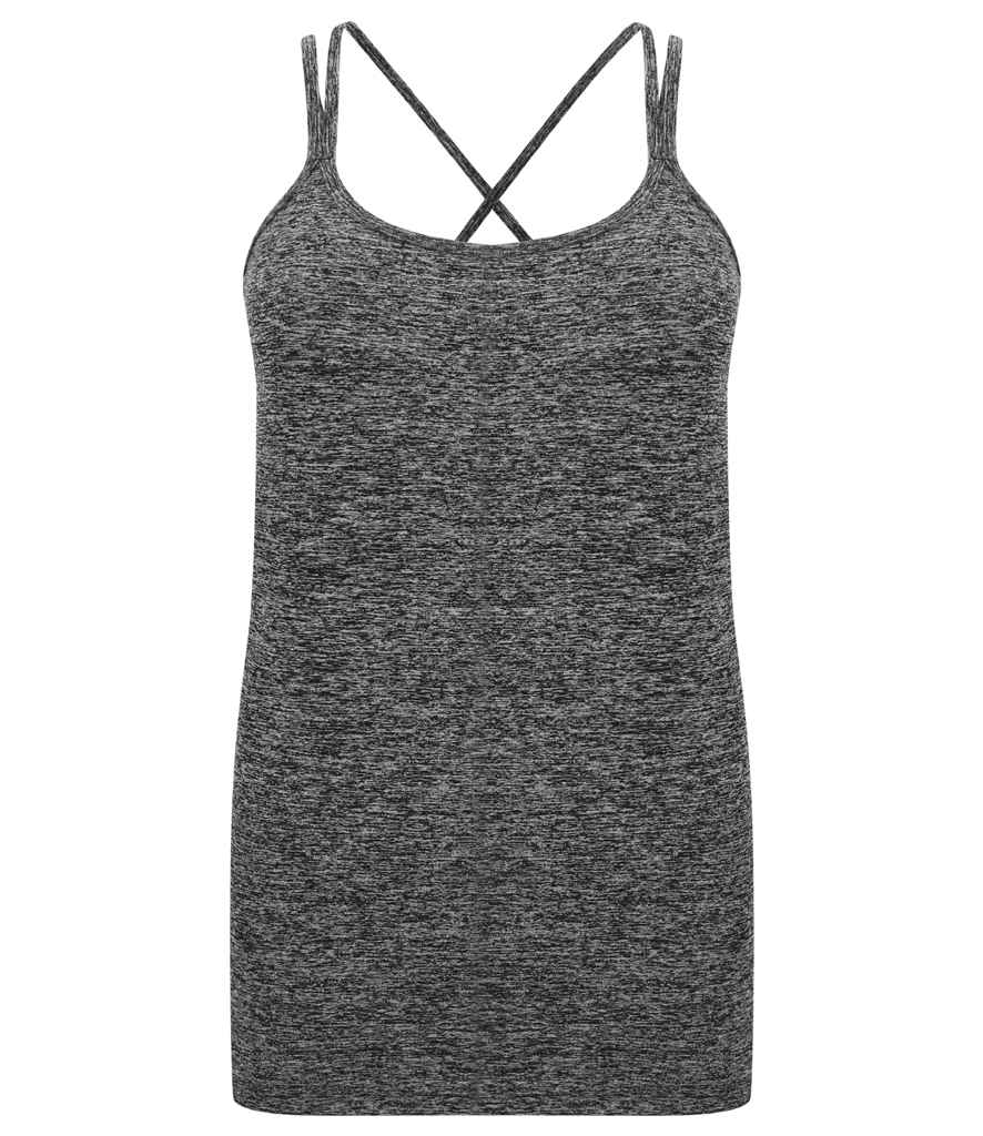 Tombo Ladies Seamless Strappy Vest in by Tombo — Custom branded clothing by Print Press, featuring premium embroidery produced in our specialist print lab in the UK.