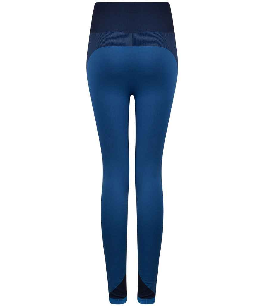 Tombo Ladies Seamless Panelled Leggings in by Tombo — Custom branded clothing by Print Press, featuring premium embroidery produced in our specialist print lab in the UK.