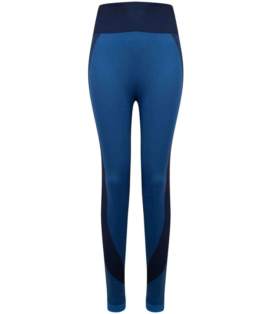 Tombo Ladies Seamless Panelled Leggings in by Tombo — Custom branded clothing by Print Press, featuring premium embroidery produced in our specialist print lab in the UK.
