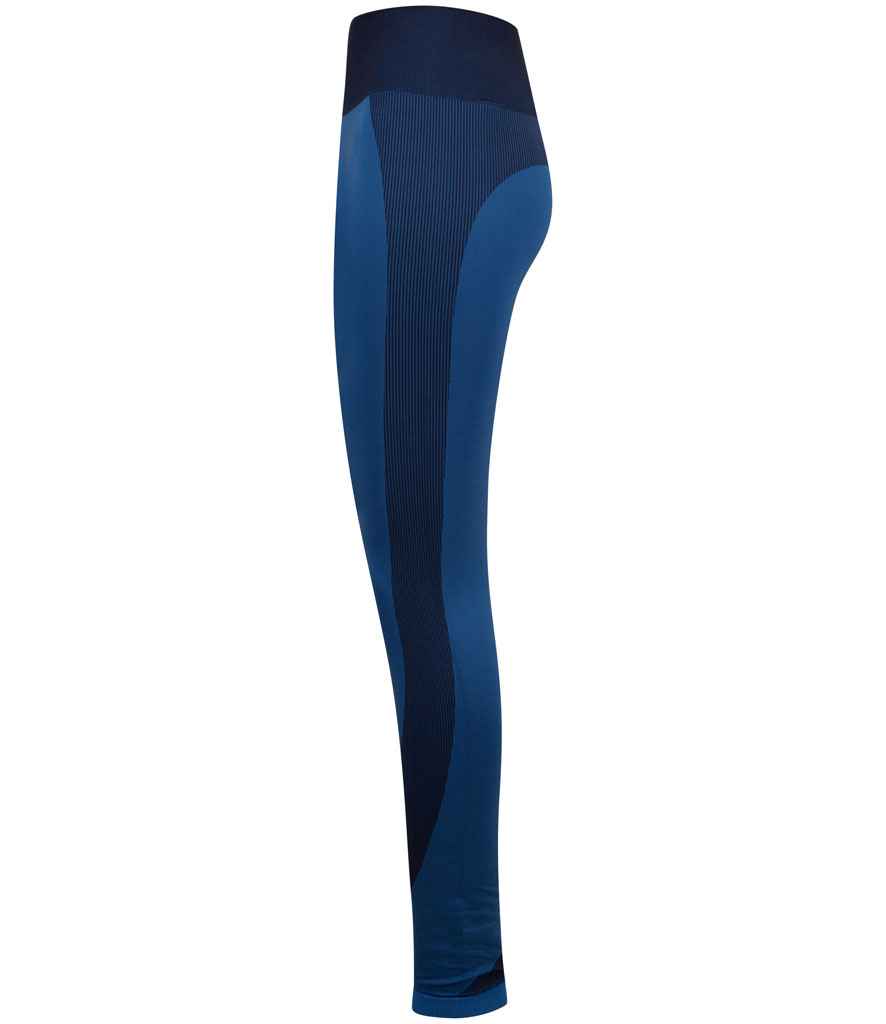 Tombo Ladies Seamless Panelled Leggings in by Tombo — Custom branded clothing by Print Press, featuring premium embroidery produced in our specialist print lab in the UK.