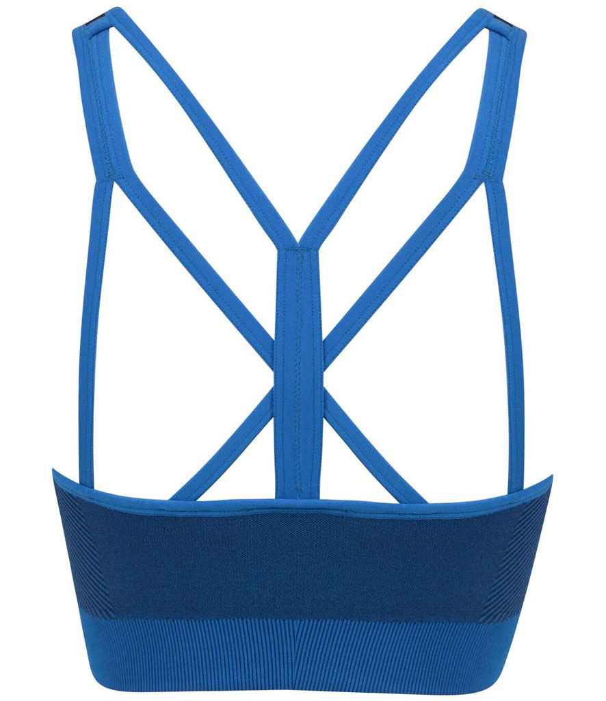 Tombo Ladies Seamless Panelled Crop Top in by Tombo — Custom branded clothing by Print Press, featuring premium embroidery produced in our specialist print lab in the UK.