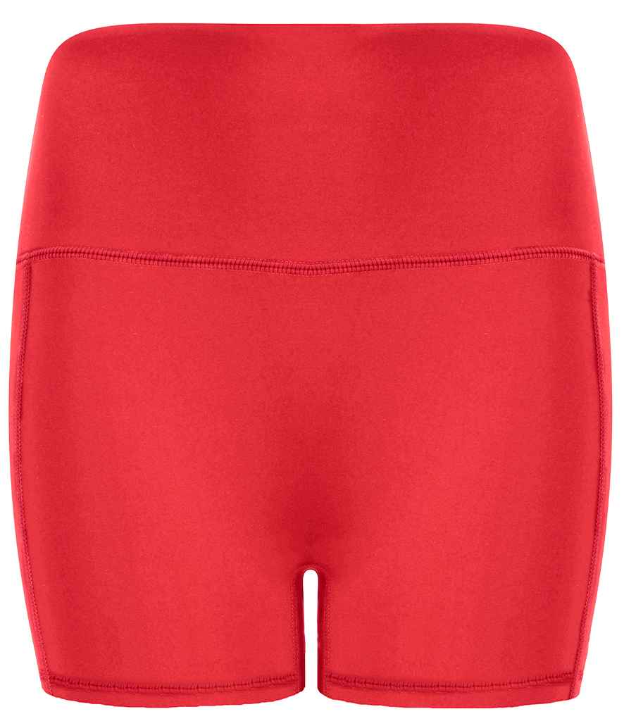 Tombo Ladies Pocket Shorts in Hot Coral by Tombo — Custom branded clothing by Print Press, featuring premium embroidery produced in our specialist print lab in the UK.