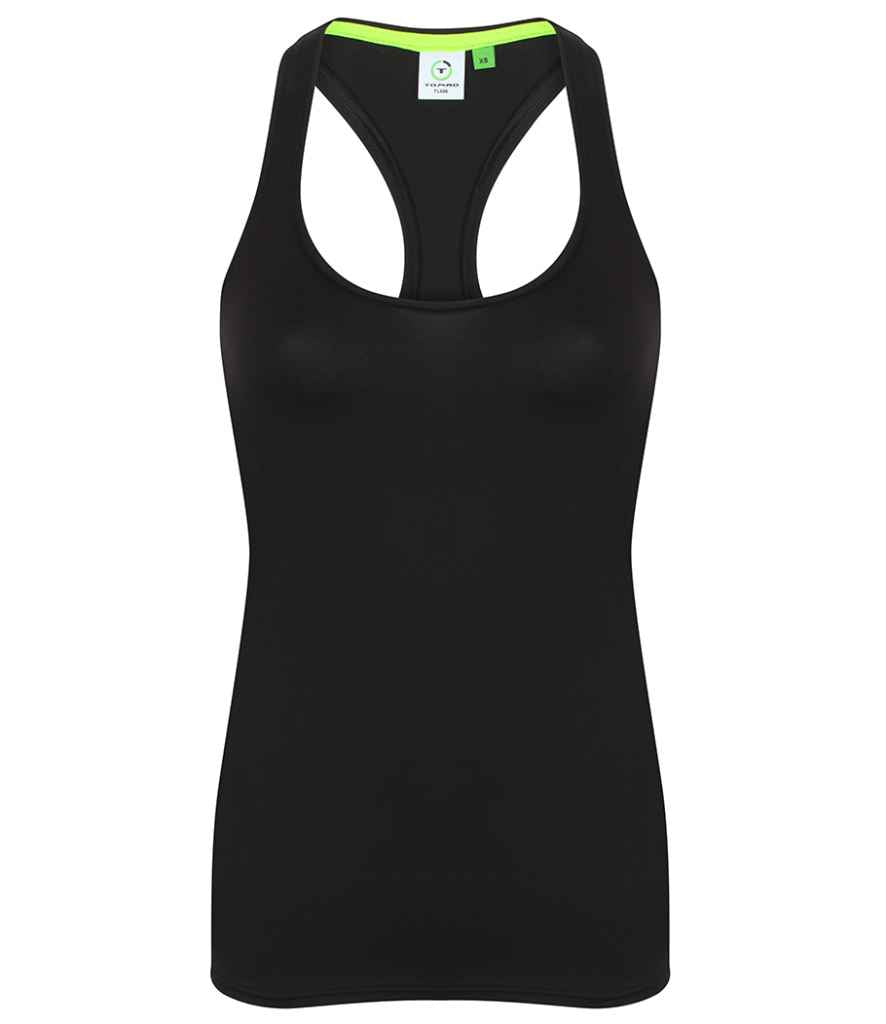 Tombo Ladies Racer Back Vest in by Tombo — Custom branded clothing by Print Press, featuring premium embroidery produced in our specialist print lab in the UK.