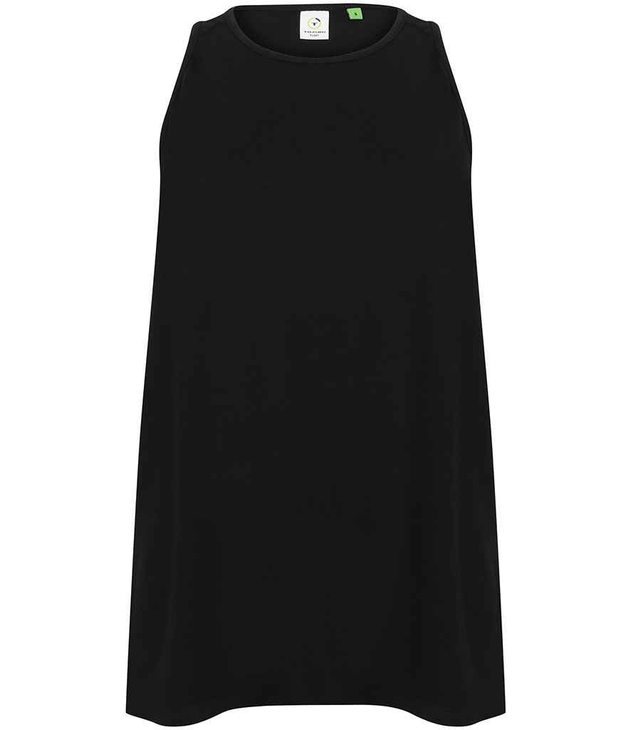 Tombo Ladies Open Back Vest in Black by Tombo — Custom branded clothing by Print Press, featuring premium embroidery produced in our specialist print lab in the UK.