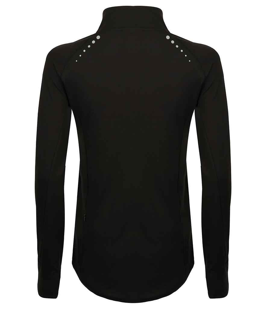 Tombo Ladies Long Sleeve Zip Neck Performance Top in by Tombo — Custom branded clothing by Print Press, featuring premium embroidery produced in our specialist print lab in the UK.