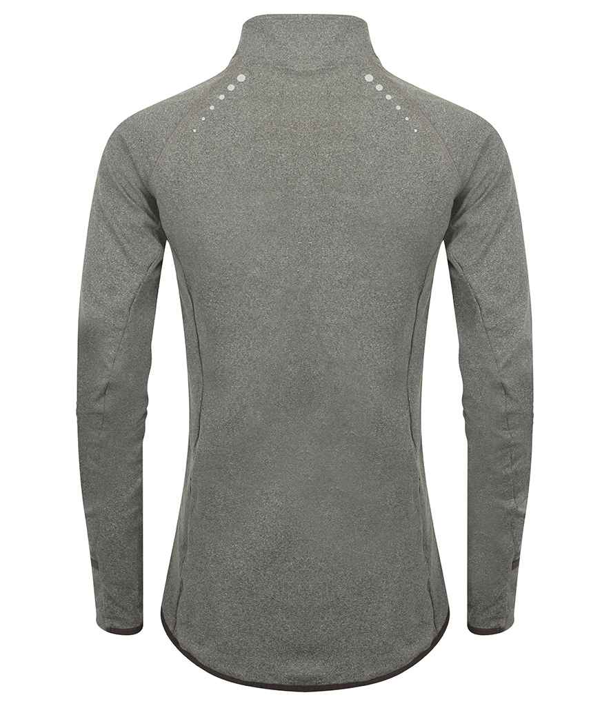 Tombo Ladies Long Sleeve Zip Neck Performance Top in by Tombo — Custom branded clothing by Print Press, featuring premium embroidery produced in our specialist print lab in the UK.