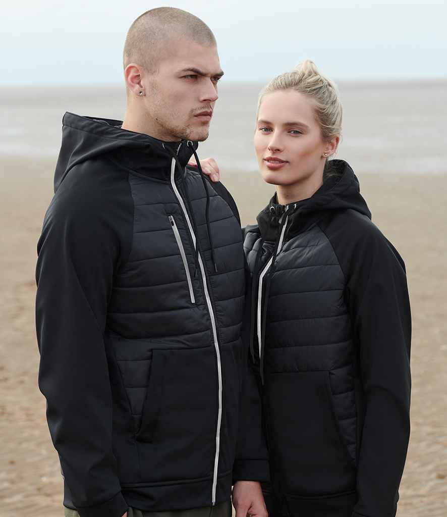 Tombo Unisex Padded Sports Jacket in Black by Tombo — Custom branded clothing by Print Press, featuring premium embroidery produced in our specialist print lab in the UK.