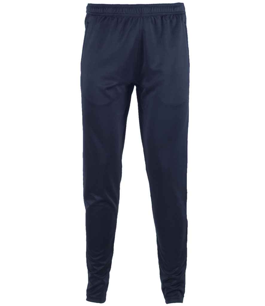 Tombo Slim Leg Training Pants in Navy by Tombo — Custom branded clothing by Print Press, featuring premium embroidery produced in our specialist print lab in the UK.