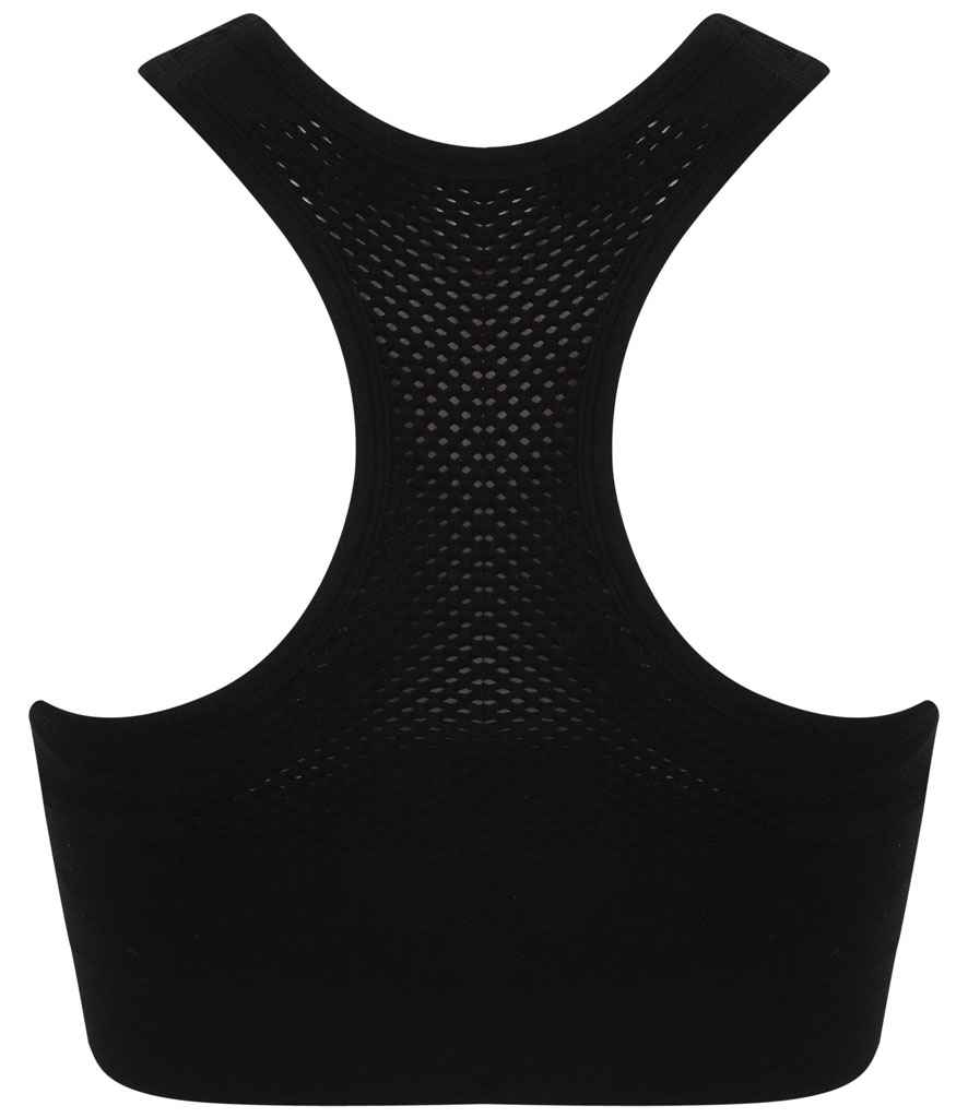 Tombo Ladies Seamless Crop Top in by Tombo — Custom branded clothing by Print Press, featuring premium embroidery produced in our specialist print lab in the UK.