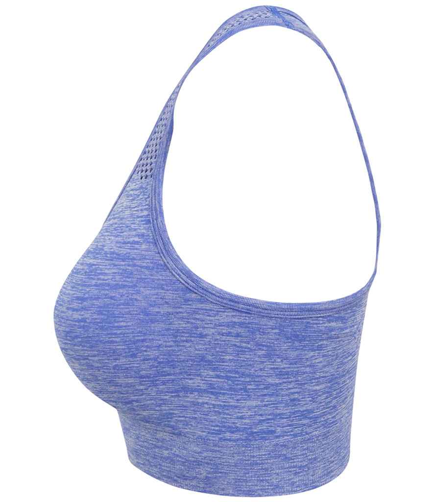 Tombo Ladies Seamless Crop Top in by Tombo — Custom branded clothing by Print Press, featuring premium embroidery produced in our specialist print lab in the UK.