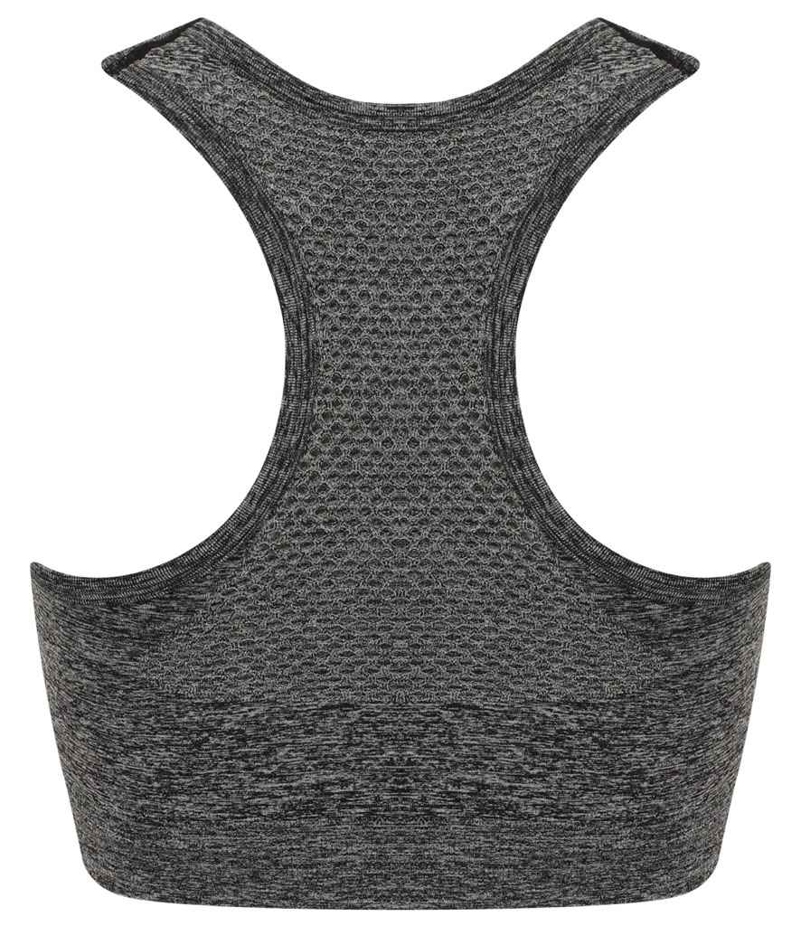 Tombo Ladies Seamless Crop Top in by Tombo — Custom branded clothing by Print Press, featuring premium embroidery produced in our specialist print lab in the UK.