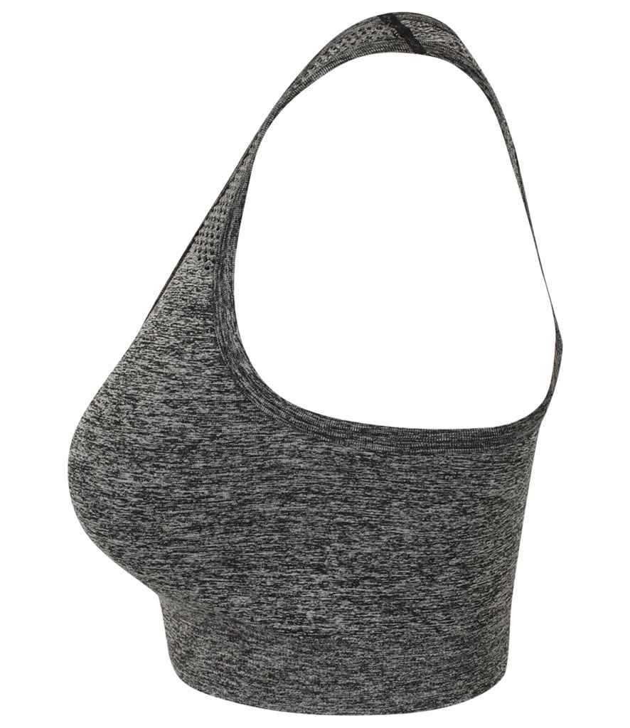 Tombo Ladies Seamless Crop Top in by Tombo — Custom branded clothing by Print Press, featuring premium embroidery produced in our specialist print lab in the UK.
