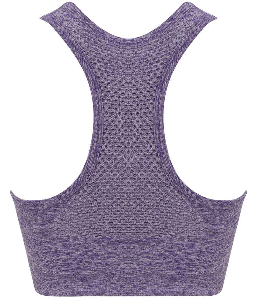 Tombo Ladies Seamless Crop Top in by Tombo — Custom branded clothing by Print Press, featuring premium embroidery produced in our specialist print lab in the UK.