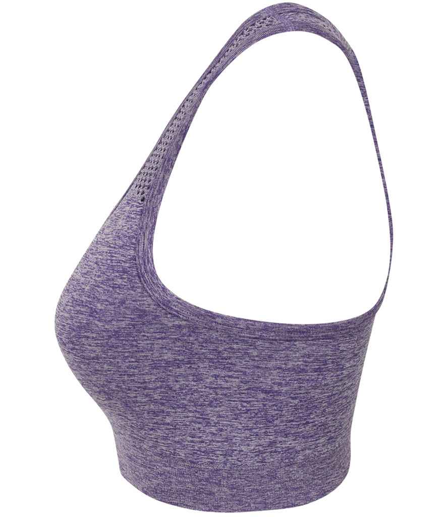 Tombo Ladies Seamless Crop Top in by Tombo — Custom branded clothing by Print Press, featuring premium embroidery produced in our specialist print lab in the UK.