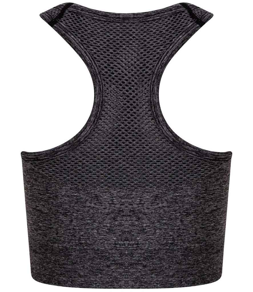 Tombo Kids Seamless Crop Top in by Tombo — Custom branded clothing by Print Press, featuring premium embroidery produced in our specialist print lab in the UK.