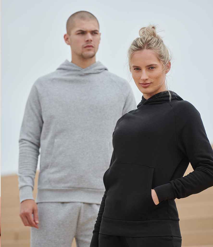 Tombo Unisex Athleisure Hoodie in Heather Grey by Tombo — Custom branded clothing by Print Press, featuring premium embroidery produced in our specialist print lab in the UK.
