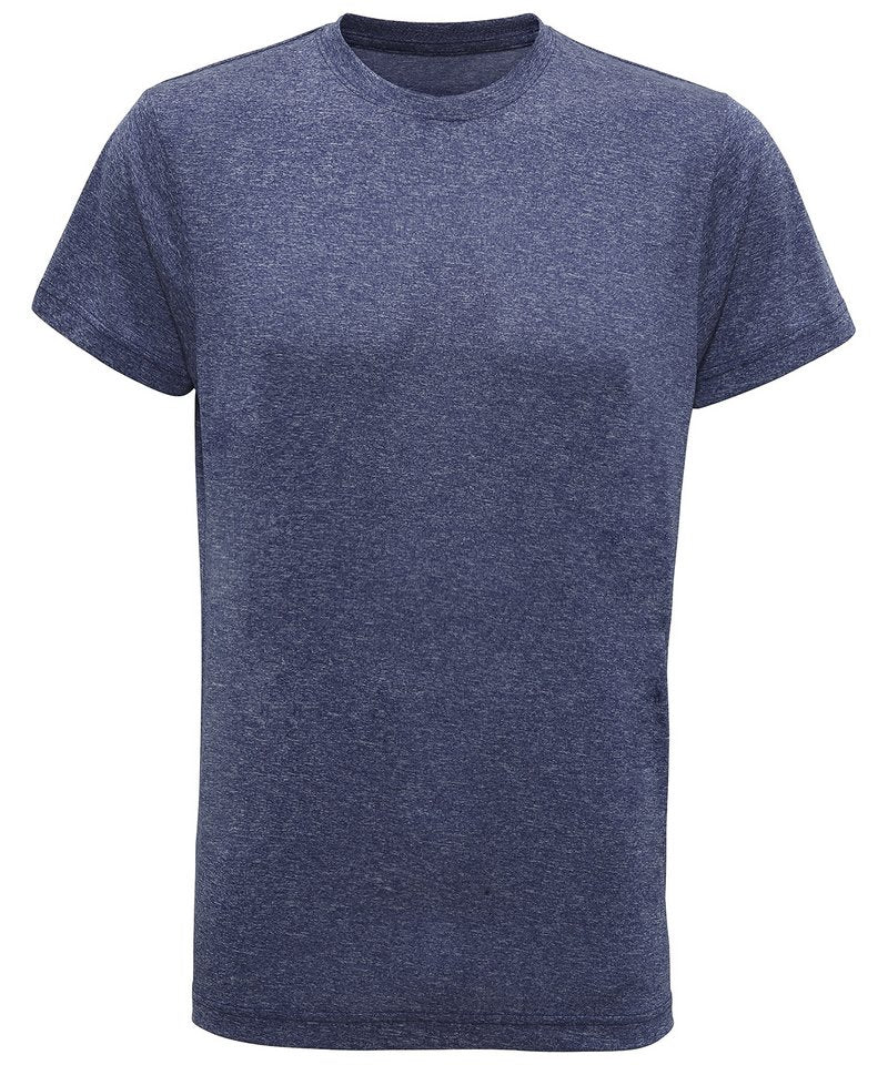 Tridri Performance T-Shirt - (2nd Colours) in Blue Melange by TriDri — Custom branded clothing by Print Press, featuring premium embroidery produced in our specialist print lab in the UK.