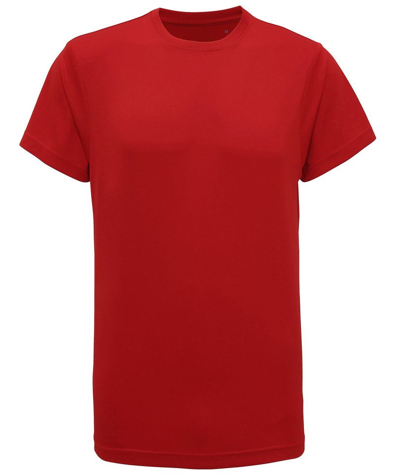 Tridri Performance T-Shirt - (2nd Colours) in Fire Red by TriDri — Custom branded clothing by Print Press, featuring premium embroidery produced in our specialist print lab in the UK.