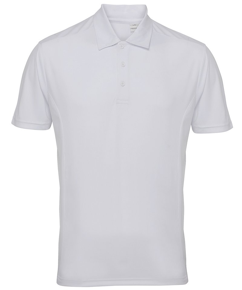 Tridri Panelled Polo in White by TriDri — Custom branded clothing by Print Press, featuring premium embroidery produced in our specialist print lab in the UK.