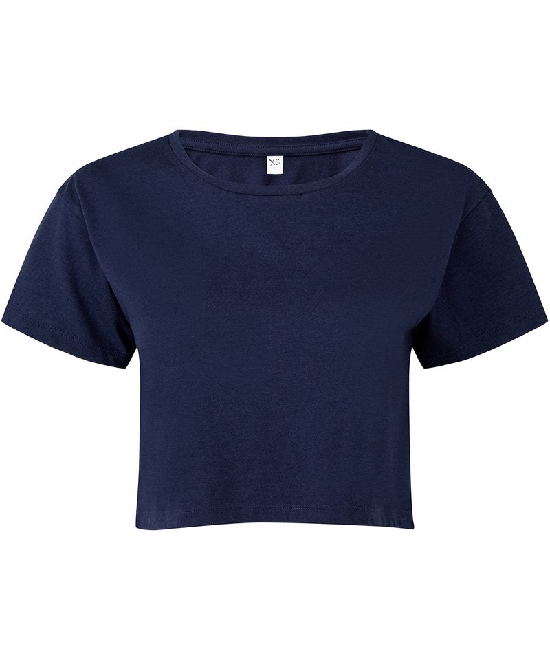 Women's Tridri Crop Top in by TriDri — Custom branded clothing by Print Press, featuring premium embroidery produced in our specialist print lab in the UK.