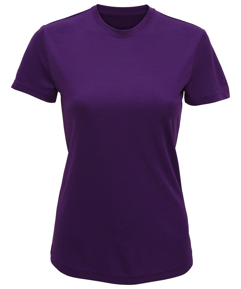 Women's Tridri Performance T-Shirt in Bright Purple by TriDri — Custom branded clothing by Print Press, featuring premium embroidery produced in our specialist print lab in the UK.