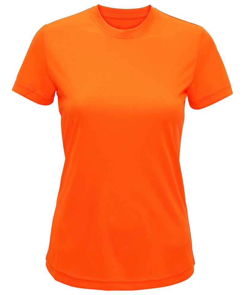 Women's Tridri Performance T-Shirt in Lightning Orange by TriDri — Custom branded clothing by Print Press, featuring premium embroidery produced in our specialist print lab in the UK.