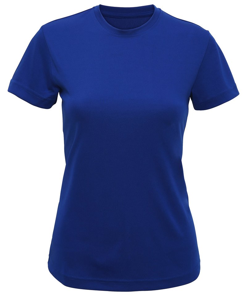 Women's Tridri Performance T-Shirt in Royal by TriDri — Custom branded clothing by Print Press, featuring premium embroidery produced in our specialist print lab in the UK.