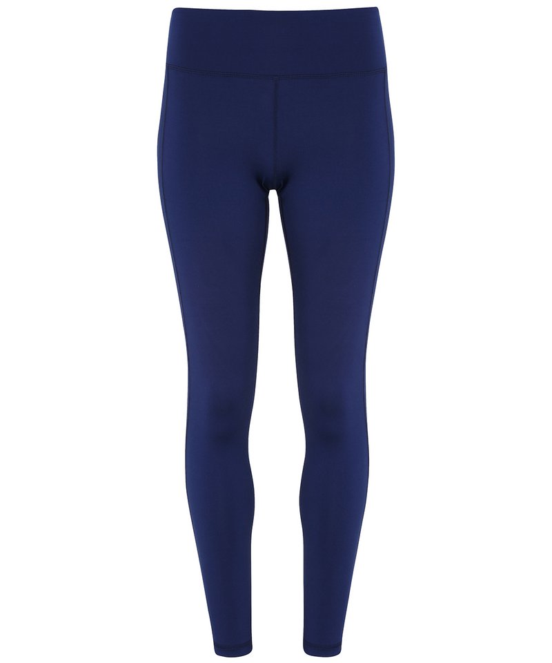 Women's Tridri Performance Leggings in Navy by TriDri — Custom branded clothing by Print Press, featuring premium embroidery produced in our specialist print lab in the UK.