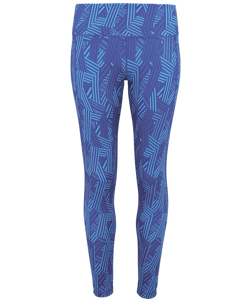 Women's Tridri Performance Crossline Leggings Full-Length in Royal by TriDri — Custom branded clothing by Print Press, featuring premium embroidery produced in our specialist print lab in the UK.