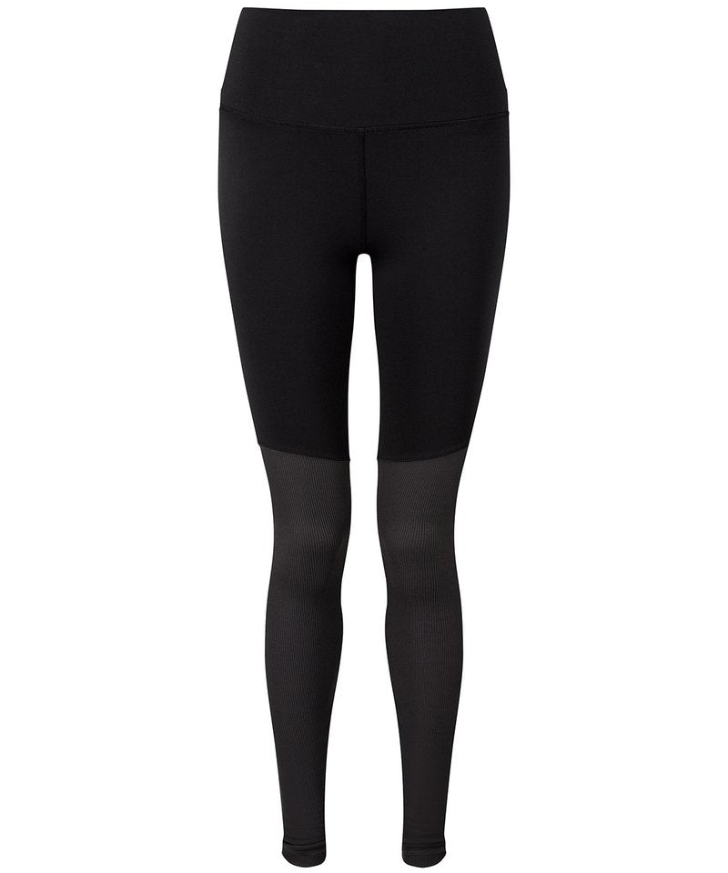 Women's Tridri Yoga Leggings in Black Charcoal by TriDri — Custom branded clothing by Print Press, featuring premium embroidery produced in our specialist print lab in the UK.