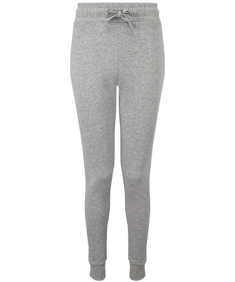 Women's Tridri Fitted Joggers in Heather Grey by TriDri — Custom branded clothing by Print Press, featuring premium embroidery produced in our specialist print lab in the UK.