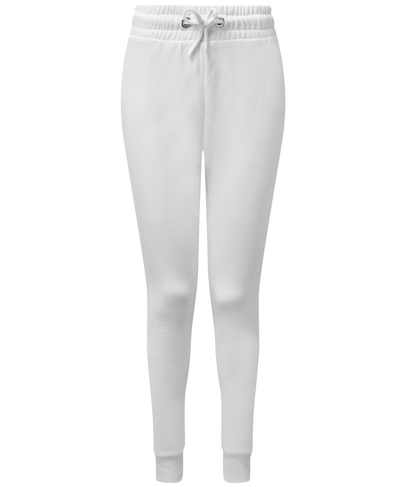 Women's Tridri Fitted Joggers in White by TriDri — Custom branded clothing by Print Press, featuring premium embroidery produced in our specialist print lab in the UK.