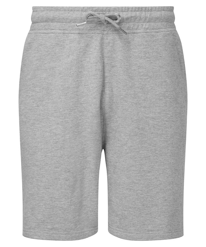 Men's Tridri Jogger Shorts in Heather Grey by TriDri — Custom branded clothing by Print Press, featuring premium embroidery produced in our specialist print lab in the UK.