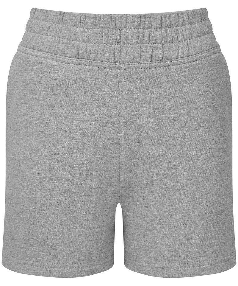 Women's Tridri Jogger Shorts in Heather Grey by TriDri — Custom branded clothing by Print Press, featuring premium embroidery produced in our specialist print lab in the UK.