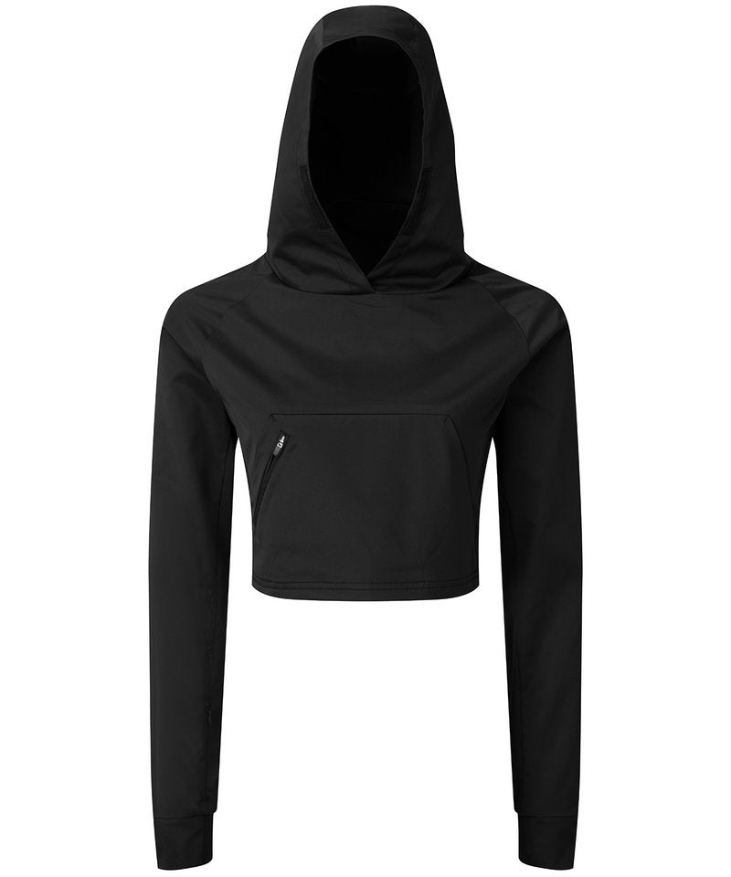 Women's Tridri Cropped Jacket in Black by TriDri — Custom branded clothing by Print Press, featuring premium embroidery produced in our specialist print lab in the UK.