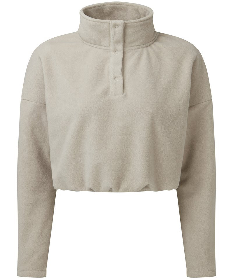 Women's Tridri Cropped Fleece in Nude by TriDri — Custom branded clothing by Print Press, featuring premium embroidery produced in our specialist print lab in the UK.
