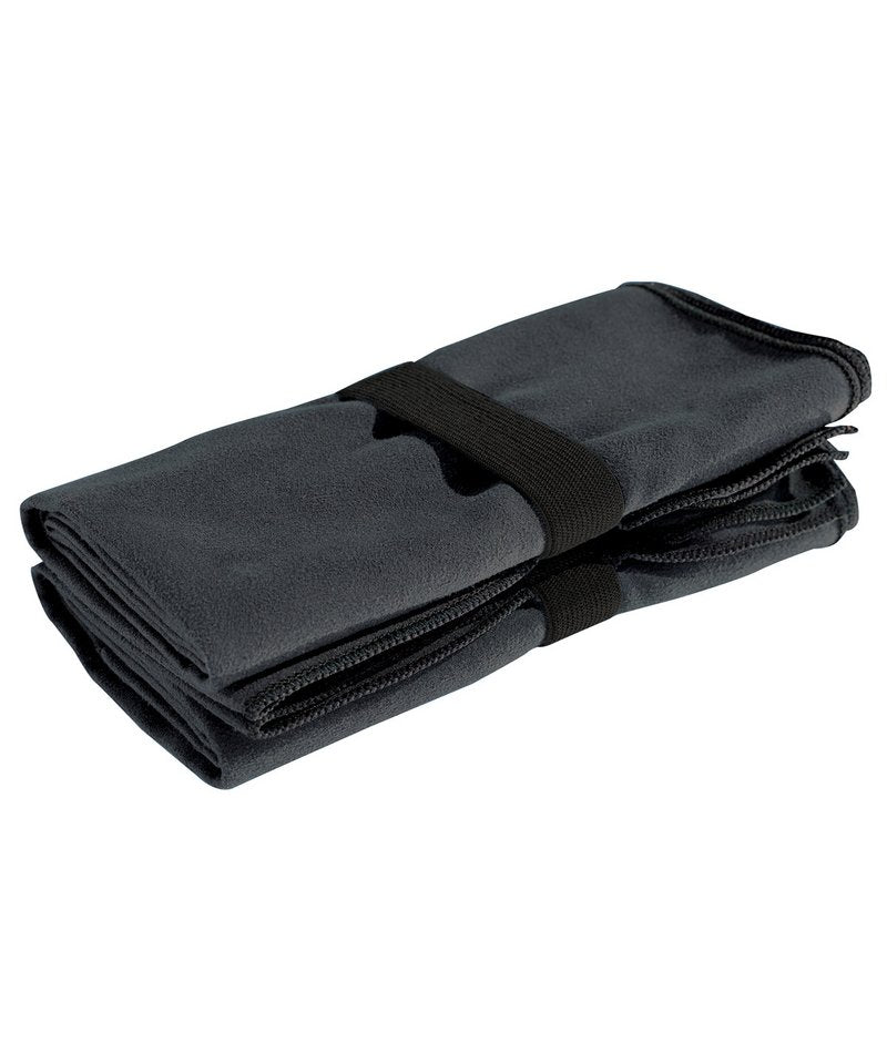Tridri Microfibre Quick-Dry Fitness Towel in One size Charcoal by TriDri — Custom branded clothing by Print Press, featuring premium embroidery produced in our specialist print lab in the UK.