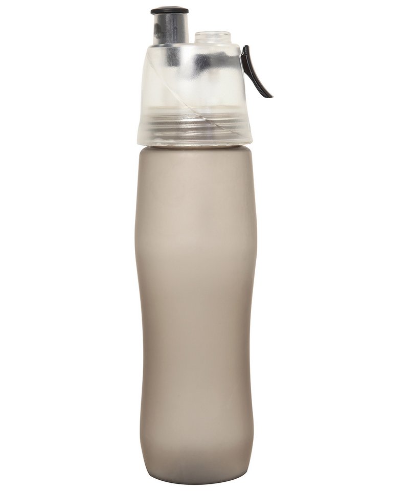 Tridri Fitness Spray And Refresh Bottle in One size Grey by TriDri — Custom branded clothing by Print Press, featuring premium embroidery produced in our specialist print lab in the UK.