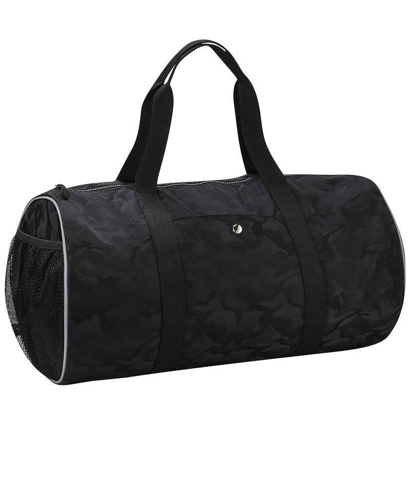 Tridri Camo Everyday Roll Bag in One size Black Camo by TriDri — Custom branded clothing by Print Press, featuring premium embroidery produced in our specialist print lab in the UK.