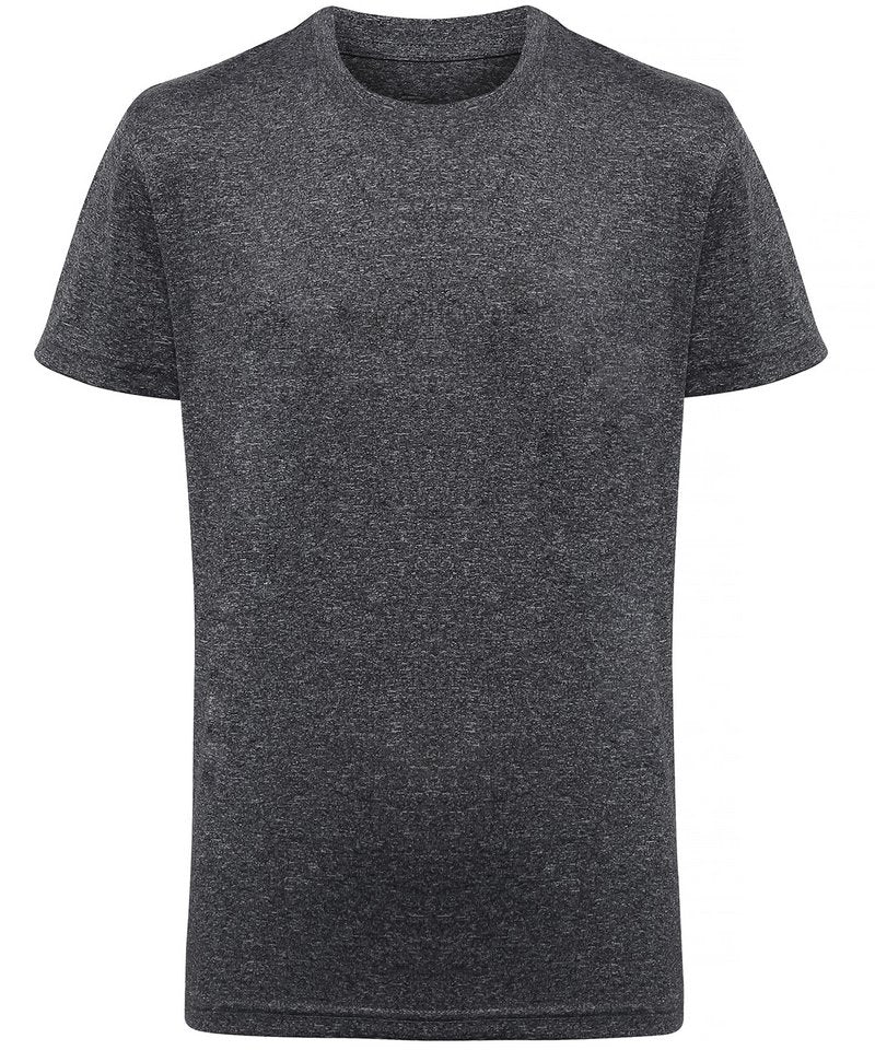 Kids Tridri Performance T-Shirt in Black Melange by TriDri — Custom branded clothing by Print Press, featuring premium embroidery produced in our specialist print lab in the UK.