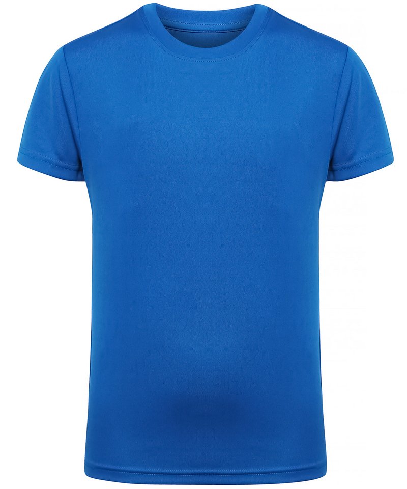 Kids Tridri Performance T-Shirt in Sapphire by TriDri — Custom branded clothing by Print Press, featuring premium embroidery produced in our specialist print lab in the UK.