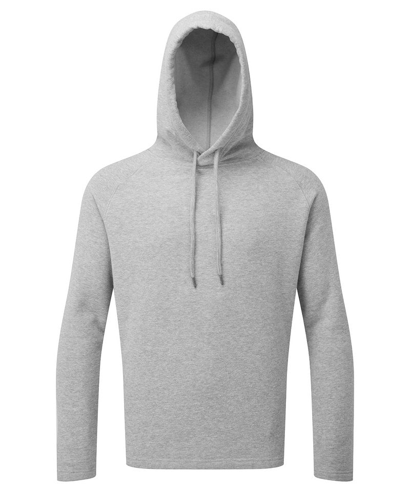 Men's Tridri Hoodie in Heather Grey by TriDri — Custom branded clothing by Print Press, featuring premium embroidery produced in our specialist print lab in the UK.