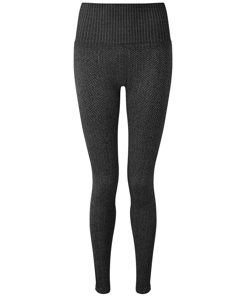 Women's Tridri Knitted City Leggings in Charcoal by TriDri — Custom branded clothing by Print Press, featuring premium embroidery produced in our specialist print lab in the UK.