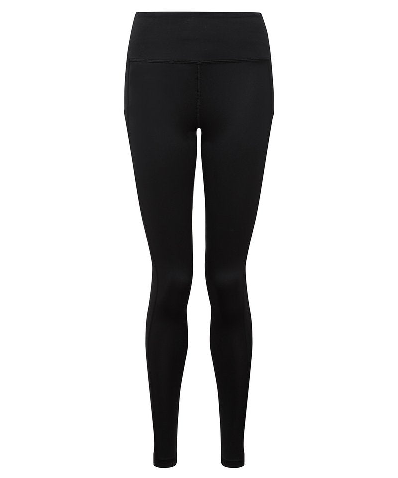 Women's Tridri Performance Leggings With Pockets in Black by TriDri — Custom branded clothing by Print Press, featuring premium embroidery produced in our specialist print lab in the UK.