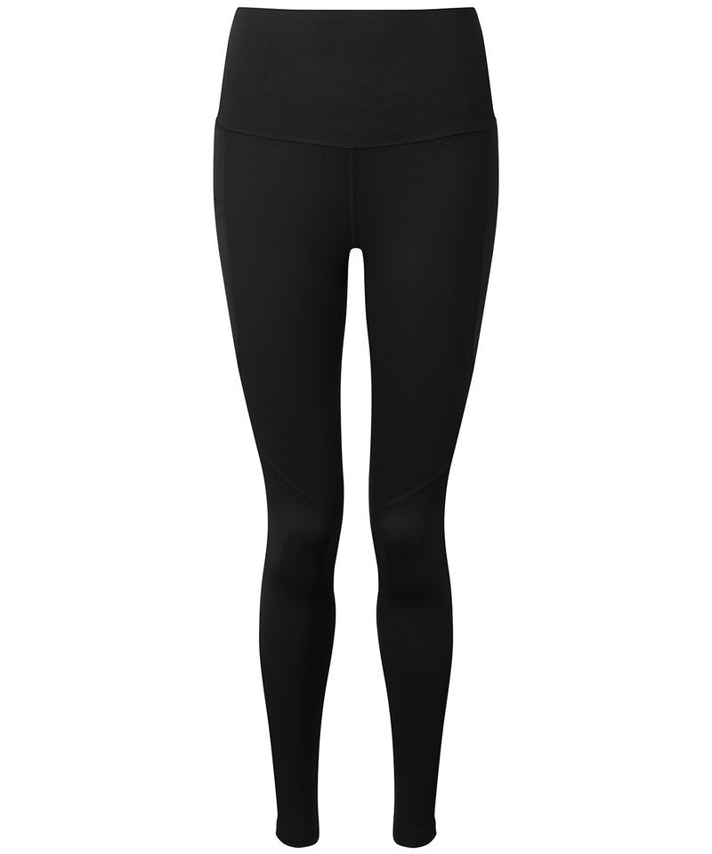 Women's Tridri Hourglass Leggings in Black by TriDri — Custom branded clothing by Print Press, featuring premium embroidery produced in our specialist print lab in the UK.