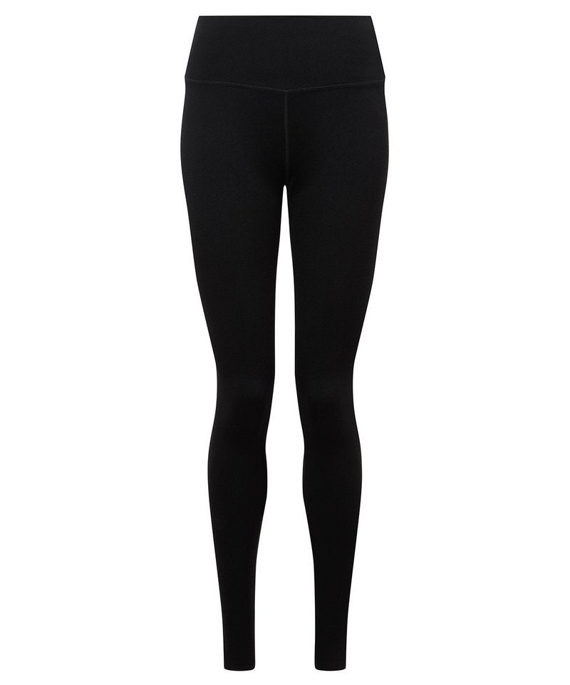 Women's Tridri Custom Length Seamless Leggings in Black by TriDri — Custom branded clothing by Print Press, featuring premium embroidery produced in our specialist print lab in the UK.