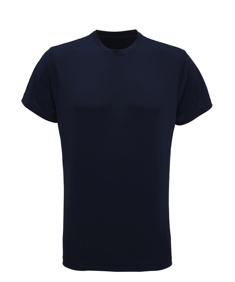 Tridri Recycled Performance T-Shirt in French Navy by TriDri — Custom branded clothing by Print Press, featuring premium embroidery produced in our specialist print lab in the UK.